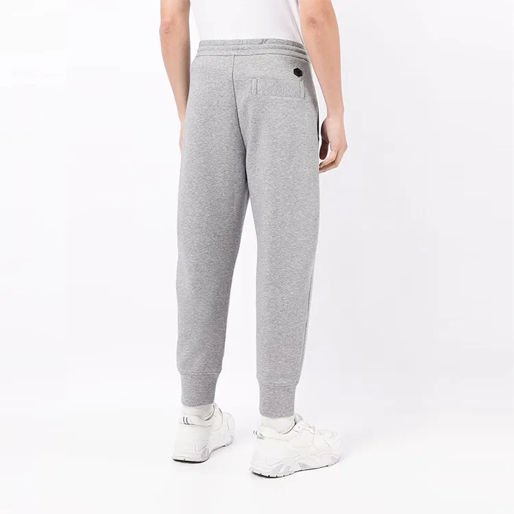 EMPORIO ARMANI Knitted Sports Pants Men's Gray-3