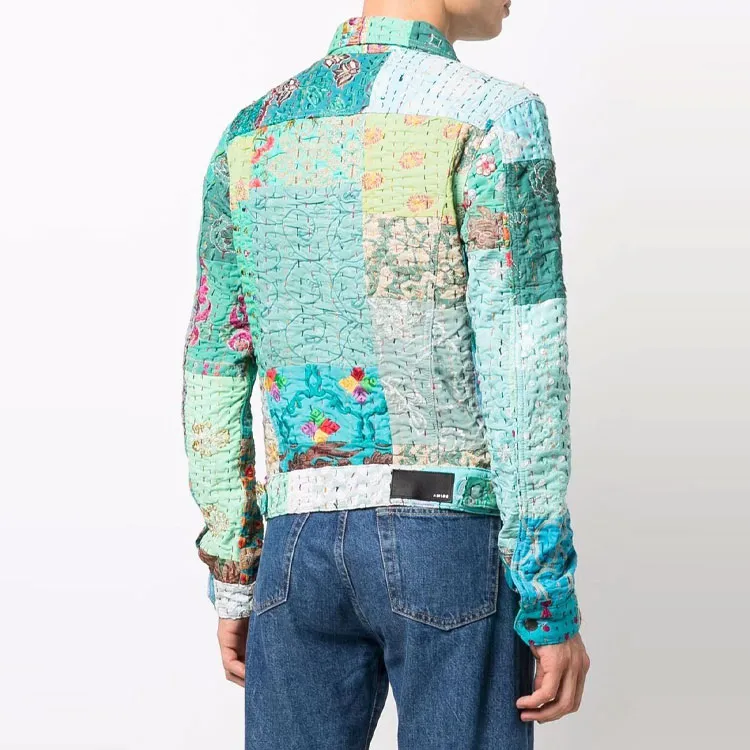 AMIRI Quilted Patchwork Trucker-2