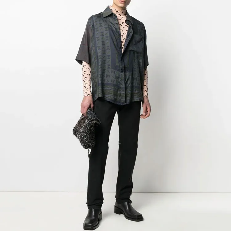 Marine Serre T Shirts Men Flesh-2
