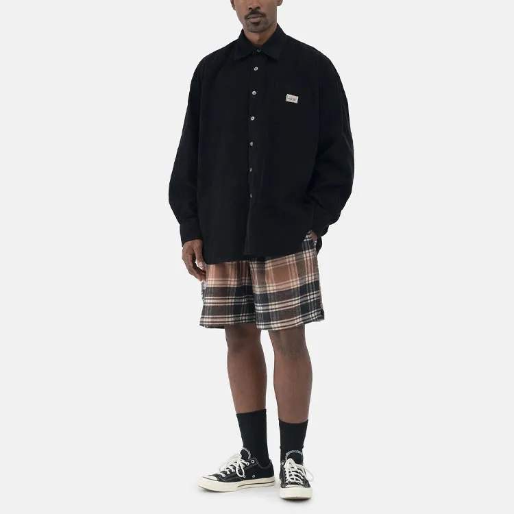 Our Legacy X Stussy Casual Shorts Men Brown-2