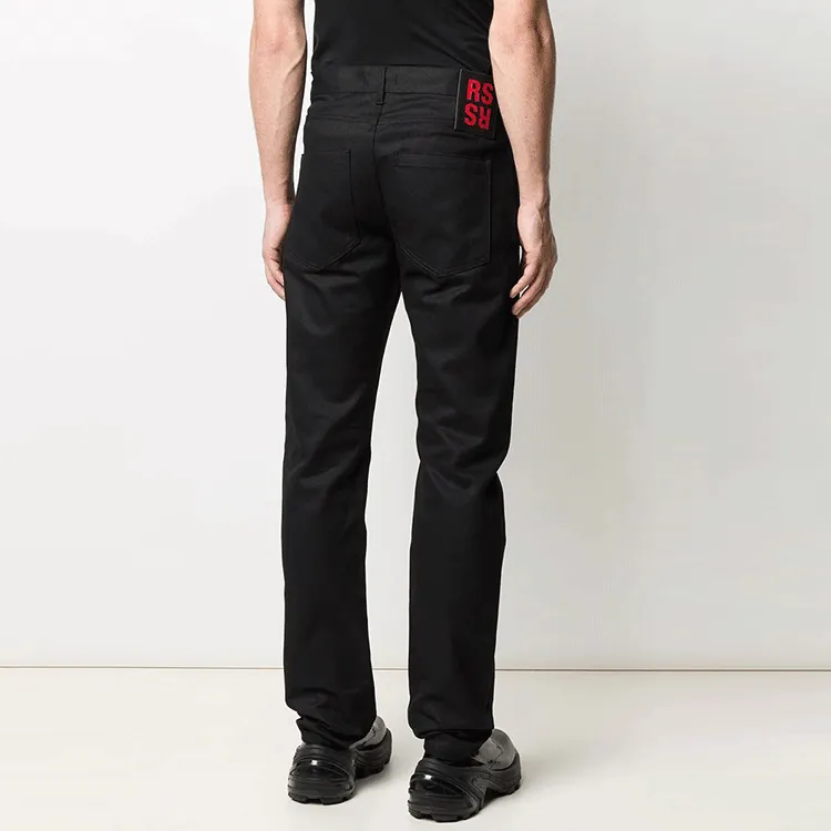 RAF SIMONS Jeans Men Black-3