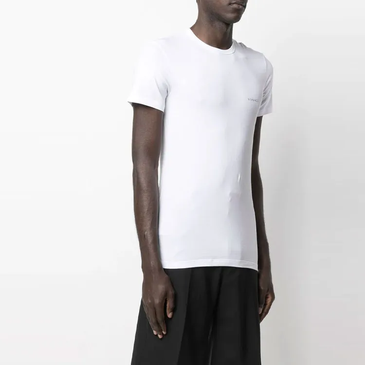 VERSACE Logo Printed Crewneck T Shirt-2