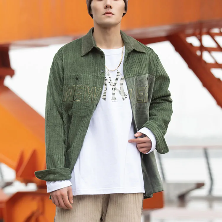 New Era Shirts Unisex Army Green-5