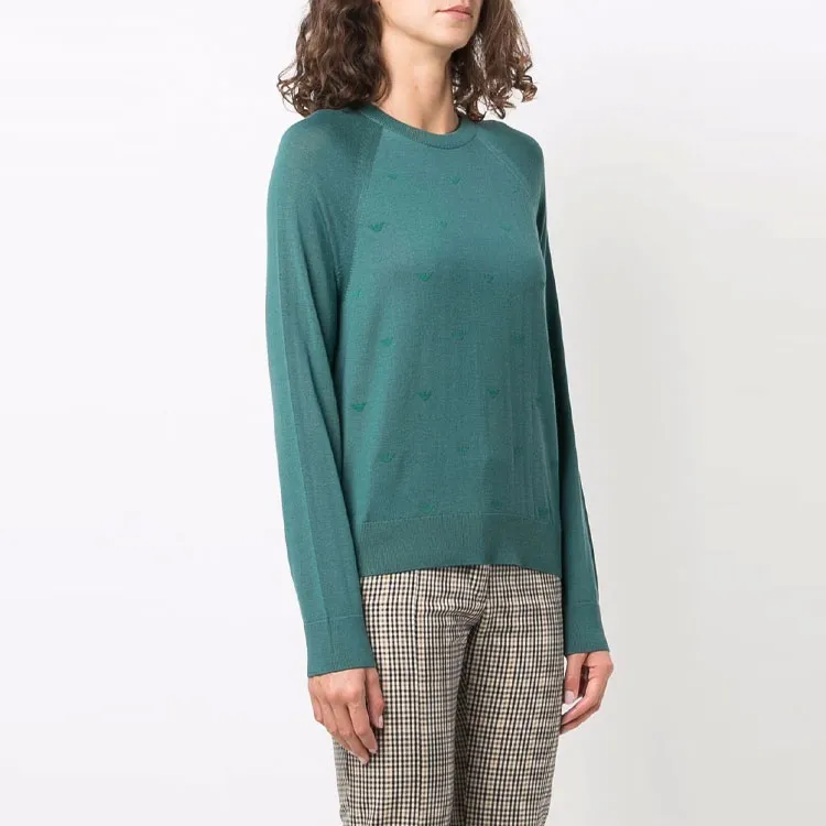 EMPORIO ARMANI FW21 Sweater Women's Green-2