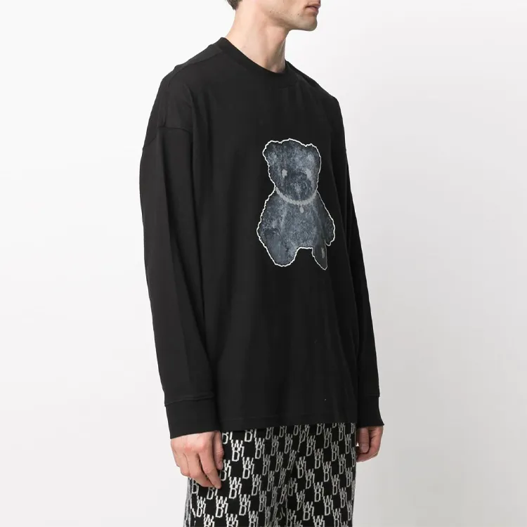 WE11DONE Teddy Long-sleeve T-shirt-5