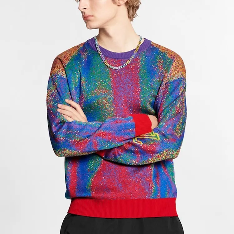 LOUIS VUITTON New Quarterly Products Of LV Sweatshirt Men's Orange Red-3