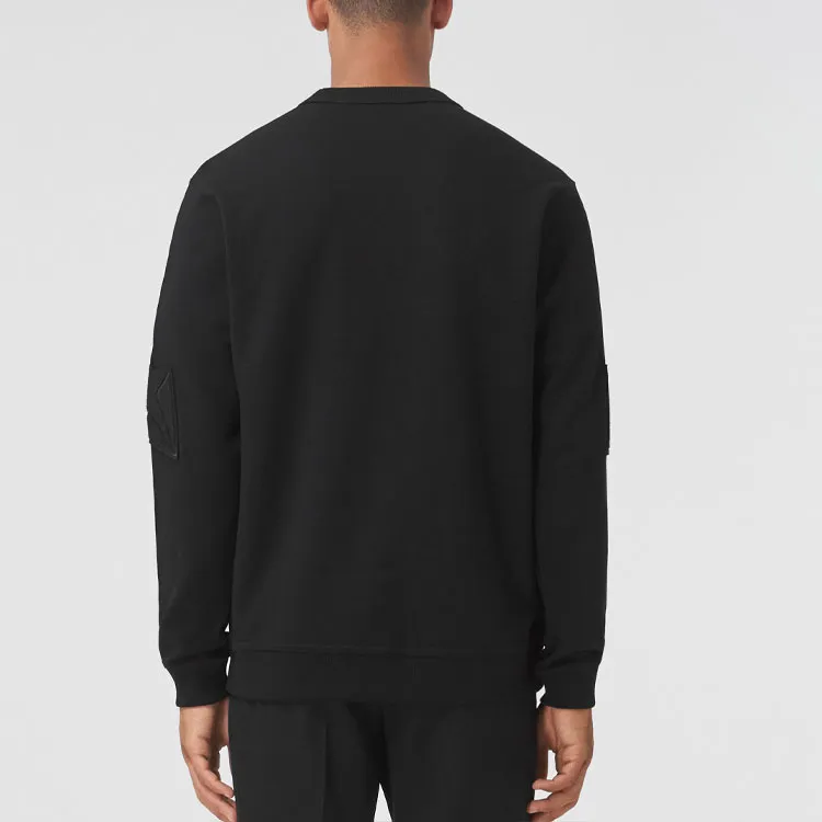 Burberry Letter And Star Graphic Cotton Sweatshirt-4