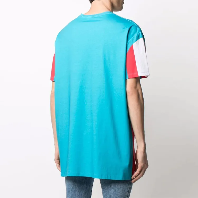BALMAIN T-Shirts Men Blue-2