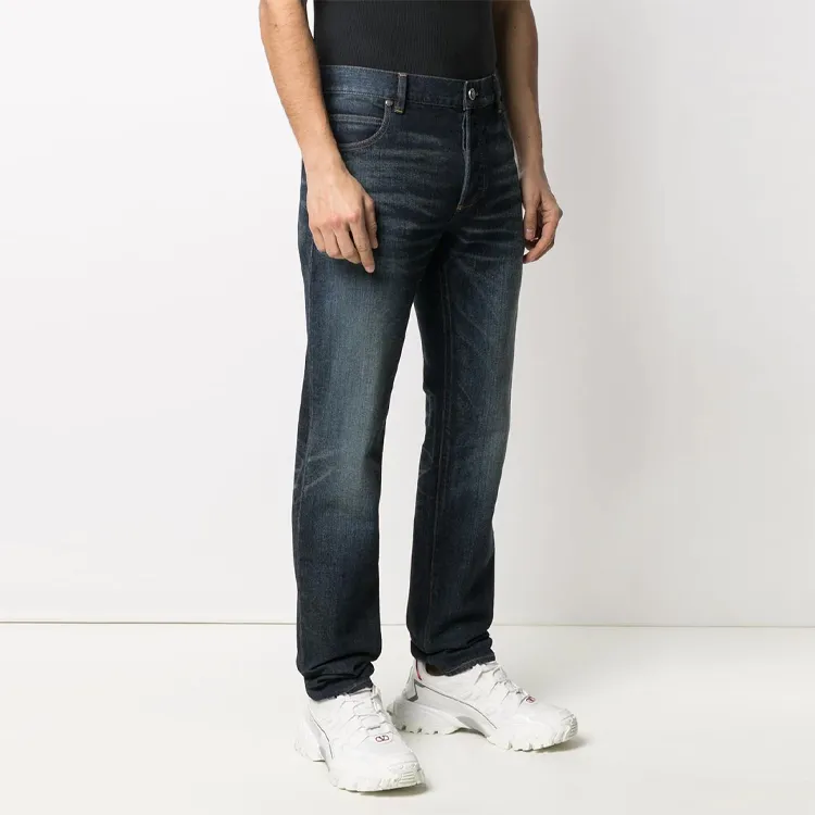 BALMAIN Jeans Men Blue-2