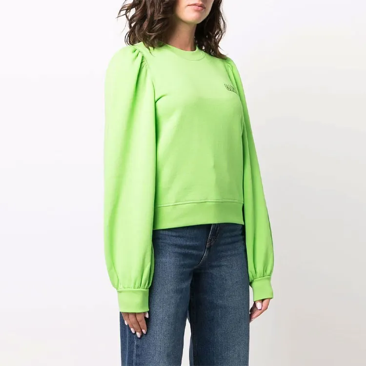 GANNI Software Puff Crew 'Flash Green'-1