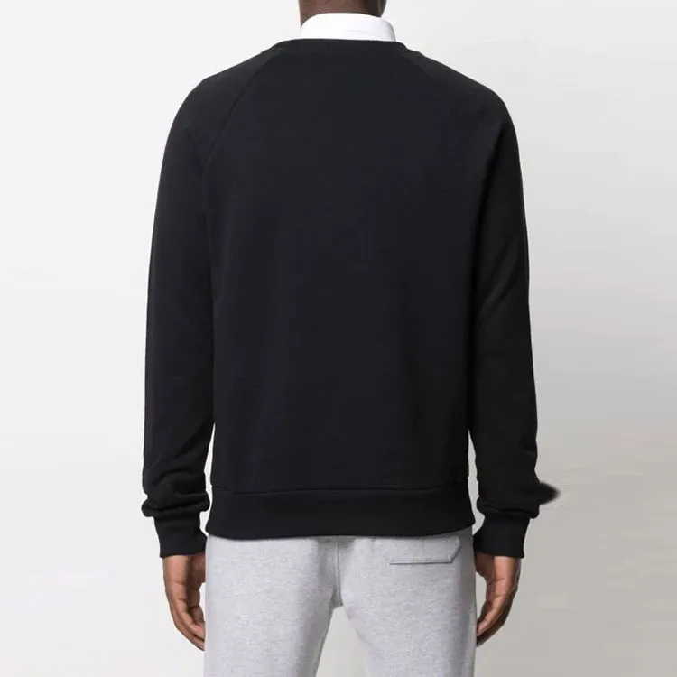 BALMAIN Sweatshirts Men Red Logo Black-2