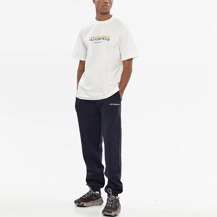 Vetements Knitted Sweatpants Unisex Marine Blue-2