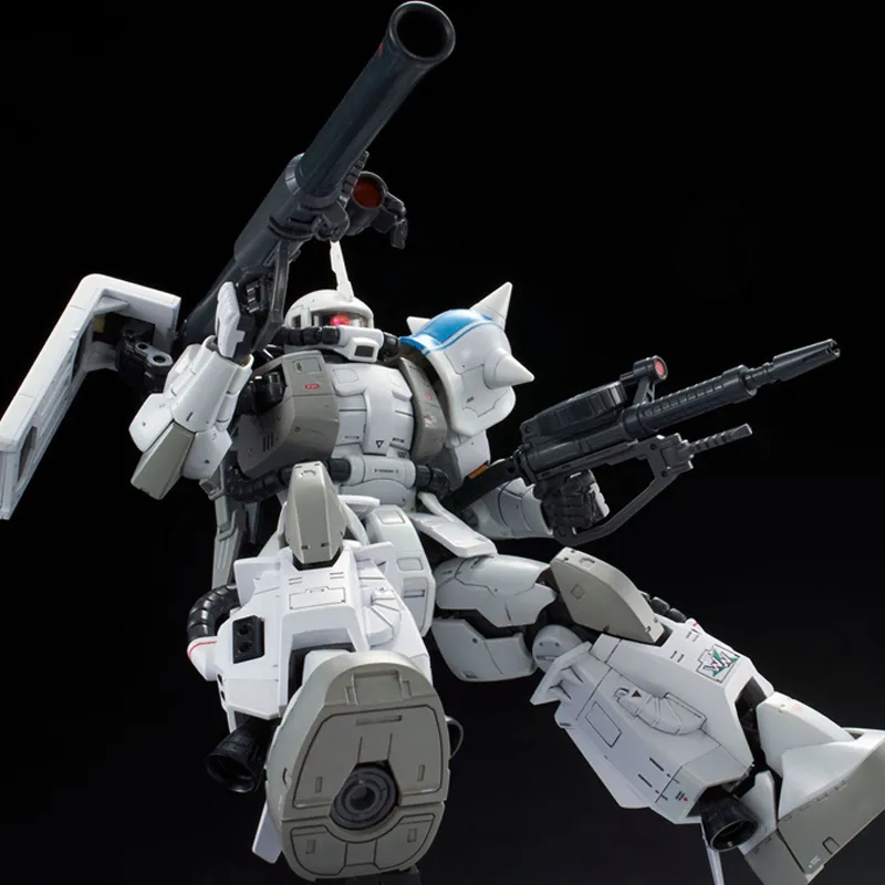 BANDAI RG Mobile Suit Gundam MSV White Wolf Custom Zaku II For Shinsuke Matsubayashi Model Kits 13cm-2