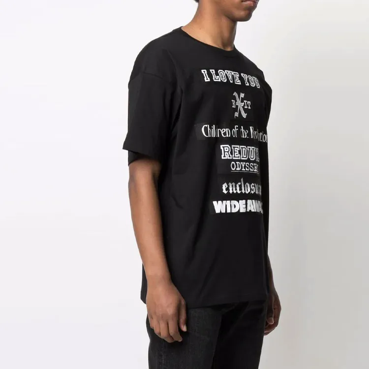RAF SIMONS T Shirts Men Black-3