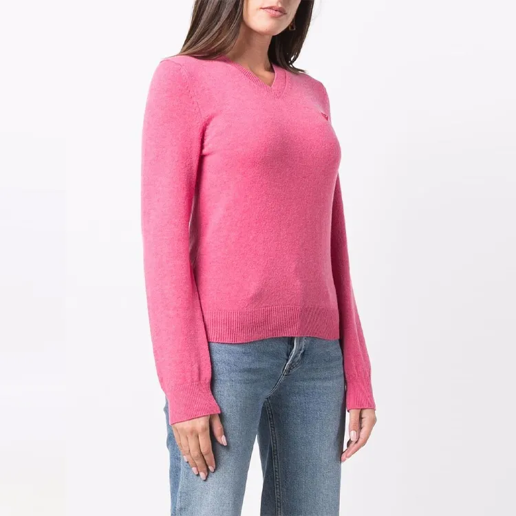 COMME DES GARCONS SHIRT FW21 Fitted Sweater Women's Pink-2