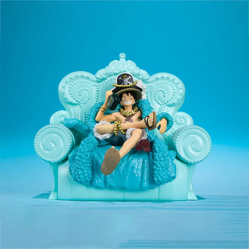 BANDAI One Piece Character Bandai Tamashii Box One Piece Straw Hat Crew 9 Person Set Vol.1 Egg Full Box Scale Figures-2