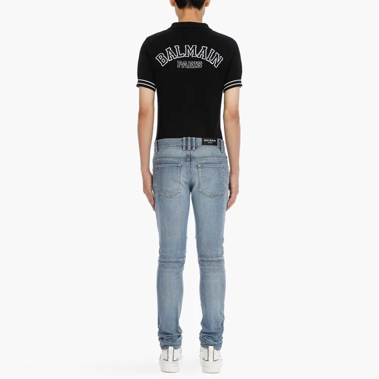BALMAIN Jeans Men Blue-2