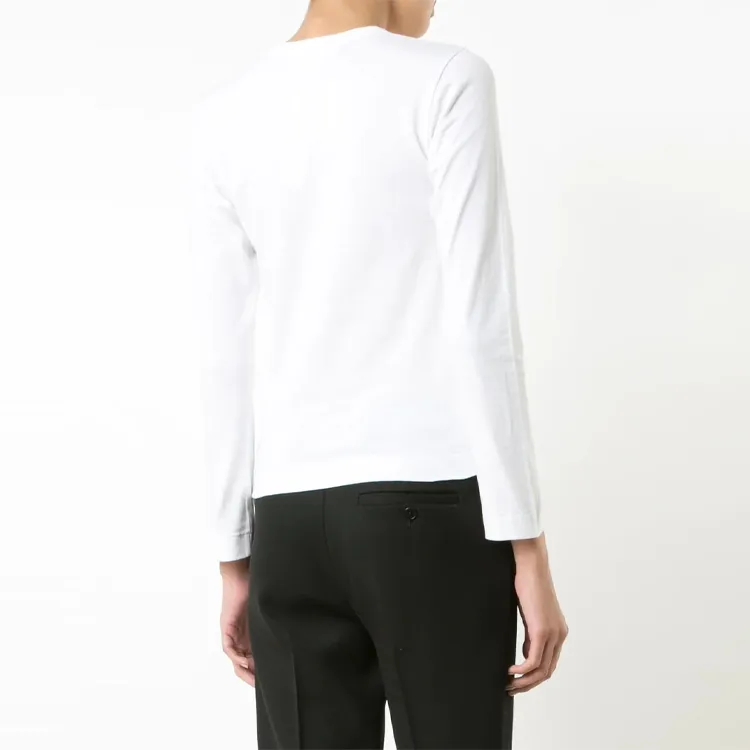 CDG Play T Shirts Women's White-2