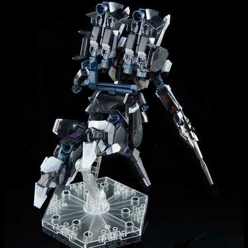 BANDAI HGUC 1/144 Event Exclusive, Mobile Suit Gundam NT Silver Bullet Crusher Model Kits Multicolor Transparent-3