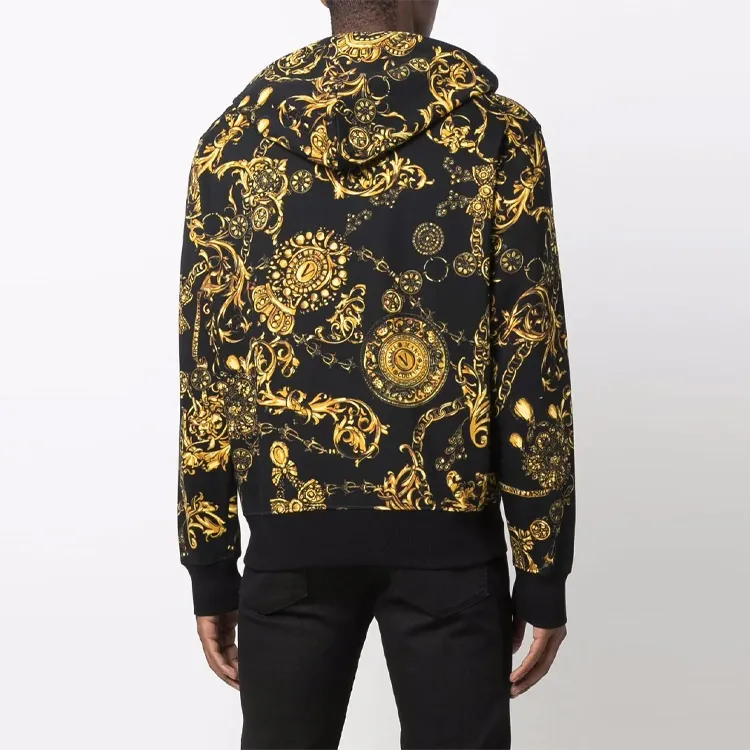 VERSACE JEANS COUTURE Watercolour Couture Hooded Jacket-2