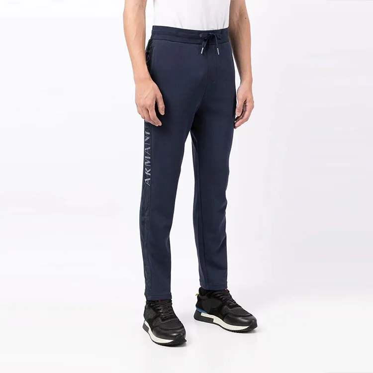 ARMANI EXCHANGEAE FW21 Knitted Sweatpants Men's Blue-3