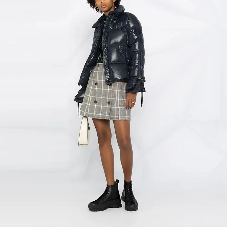 Moncler Down Jackets Women's Navy Blue-1