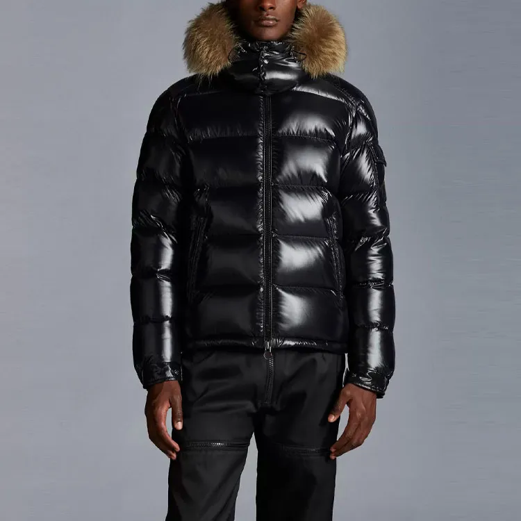 Moncler Down Jacket Winter Men's Black-2