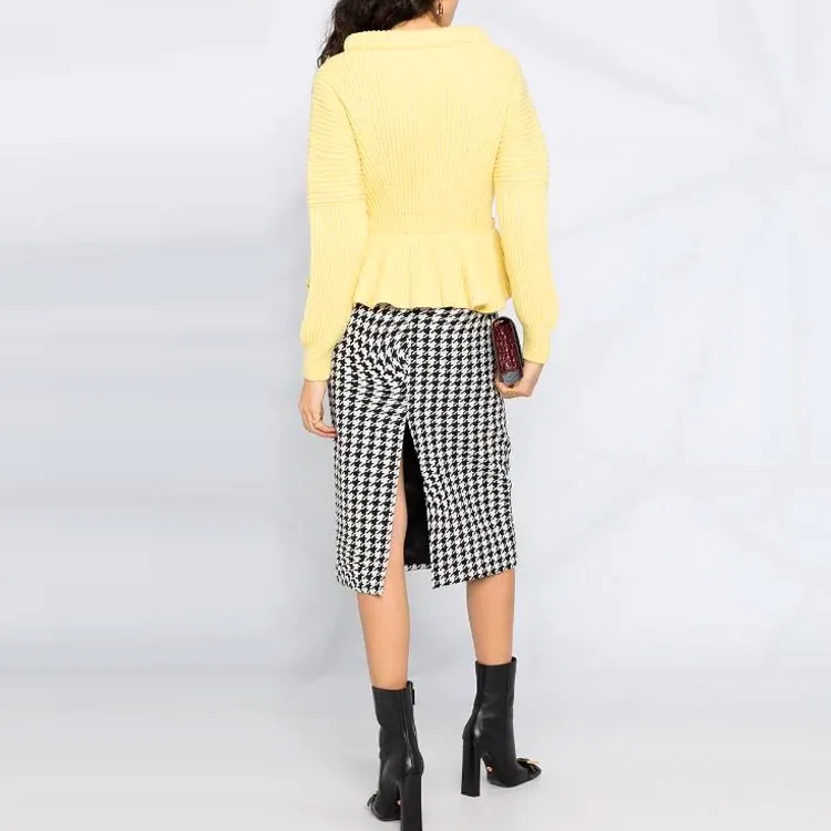 Alexander McQueen FW21 Sweater Women's Yellow-2