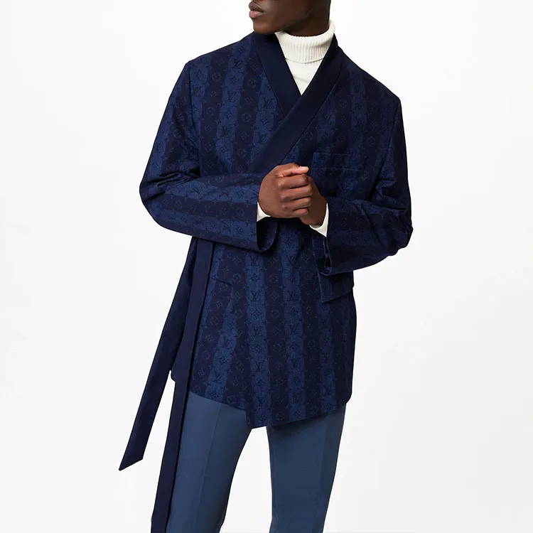 LOUIS VUITTON X Nigo Monogram Trunkstripes Kimono Jacket-3