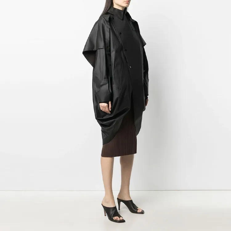 Bottega Veneta Cloaks Women's Black-3