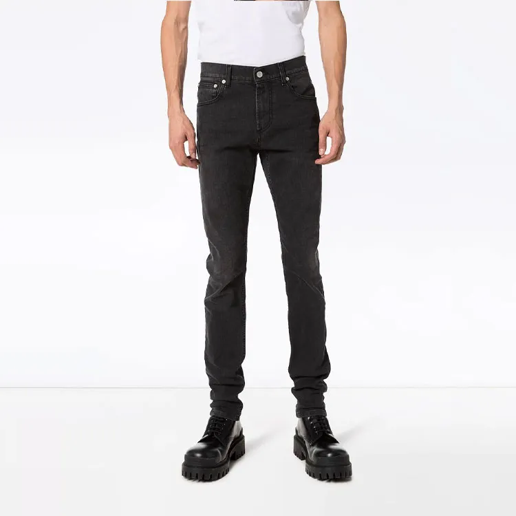 Alexander McQueen Jeans Men Black-3