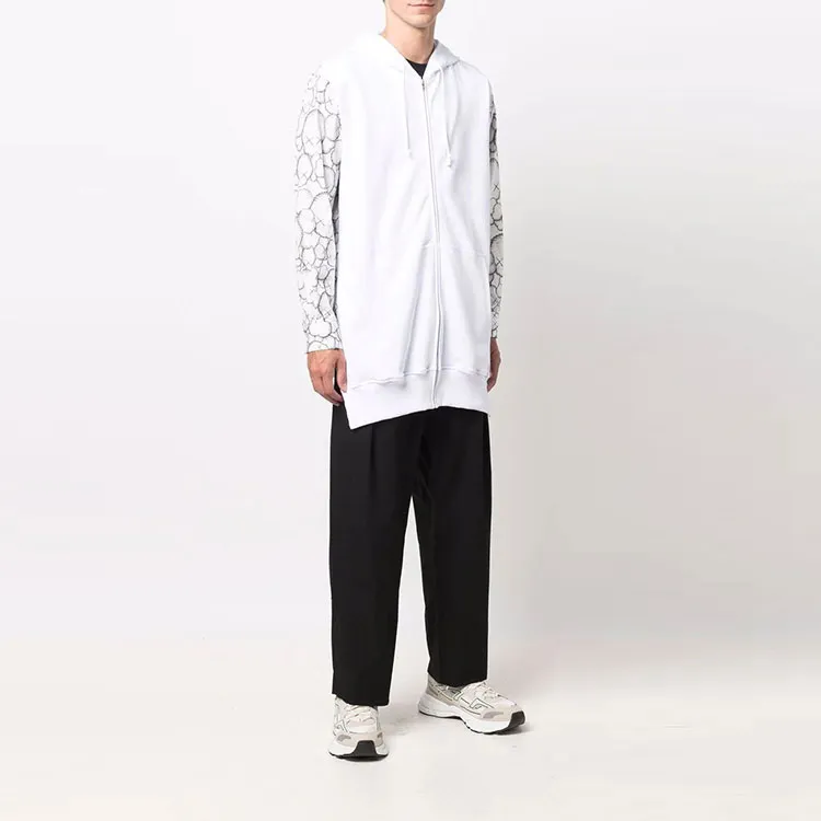 CDG Graphic print Zip up Hoodie-1