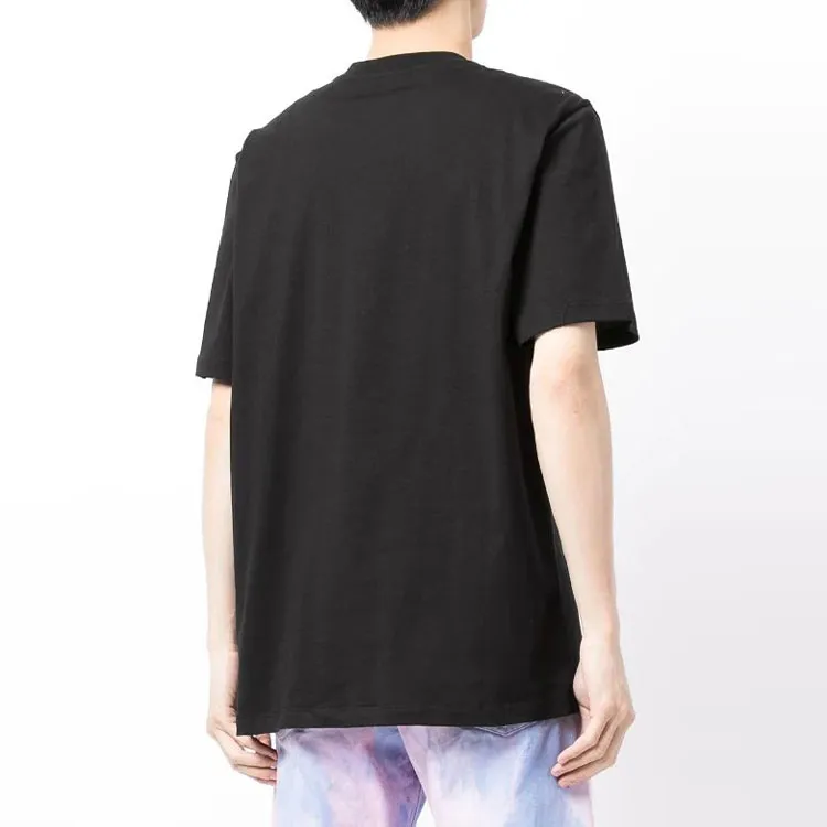 MSGM Logo Printed Crewneck T Shirt-2