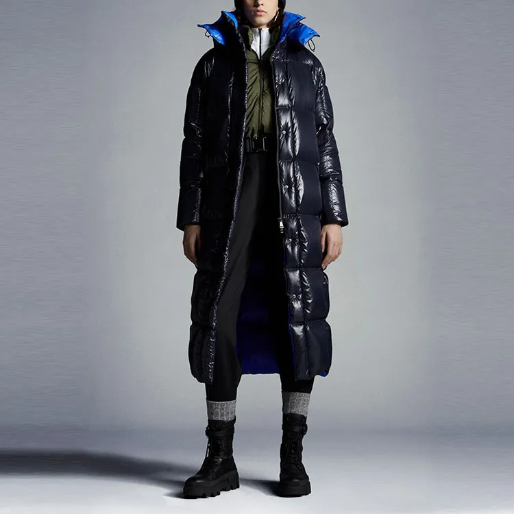 Moncler Parnaiba Series Down Jackets Women's Midnight Blue-3