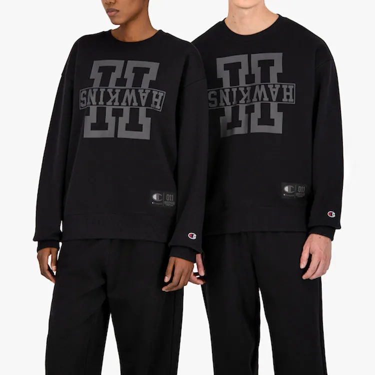 Champion X Stranger Things Sweatshirts Unisex Black-2