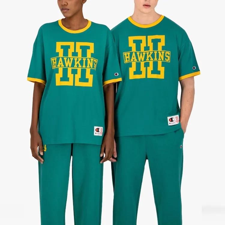 Champion Stranger Things T-Shirt US Version Unisex Green-1