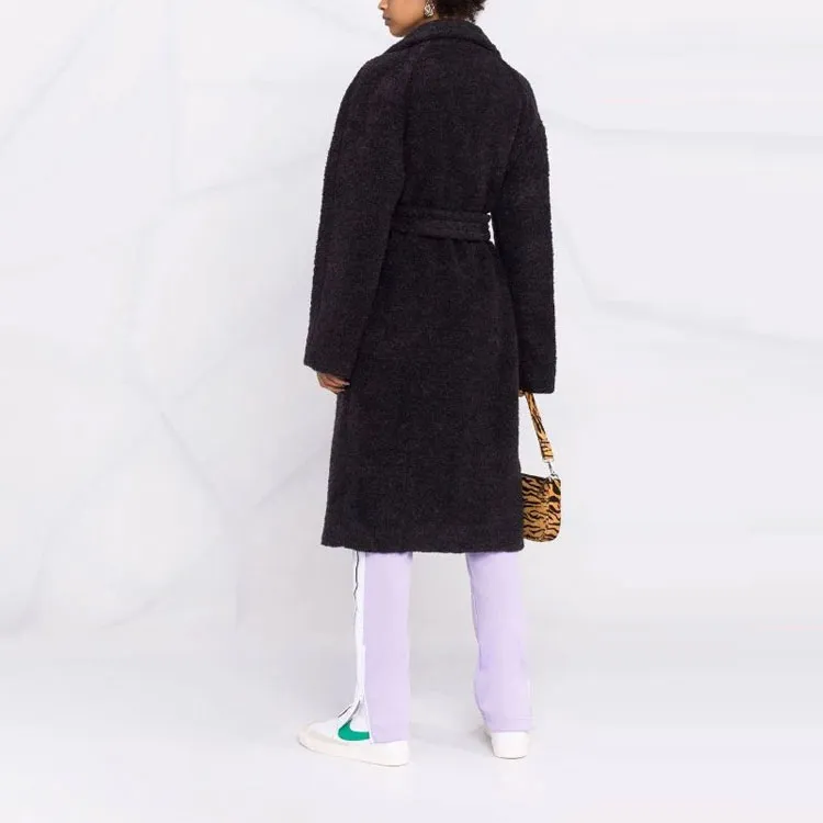 GANNI Coats Women's Black-2