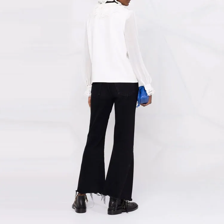 Self portrait Shirts Women's White-4