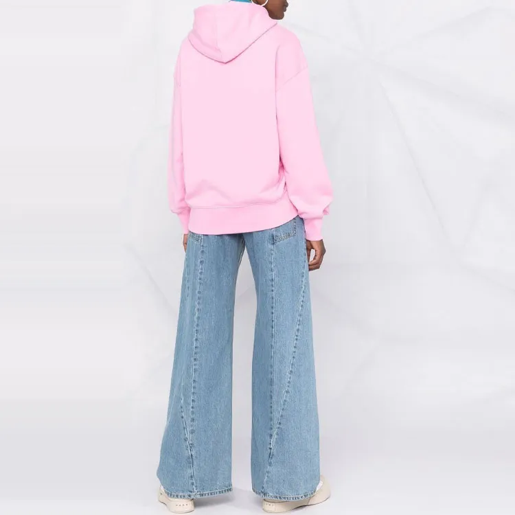 MSGM Logo Printed Drawstring Hoodie-2