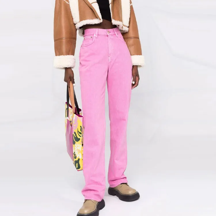 Jacquemus Jeans Women's Pink-1
