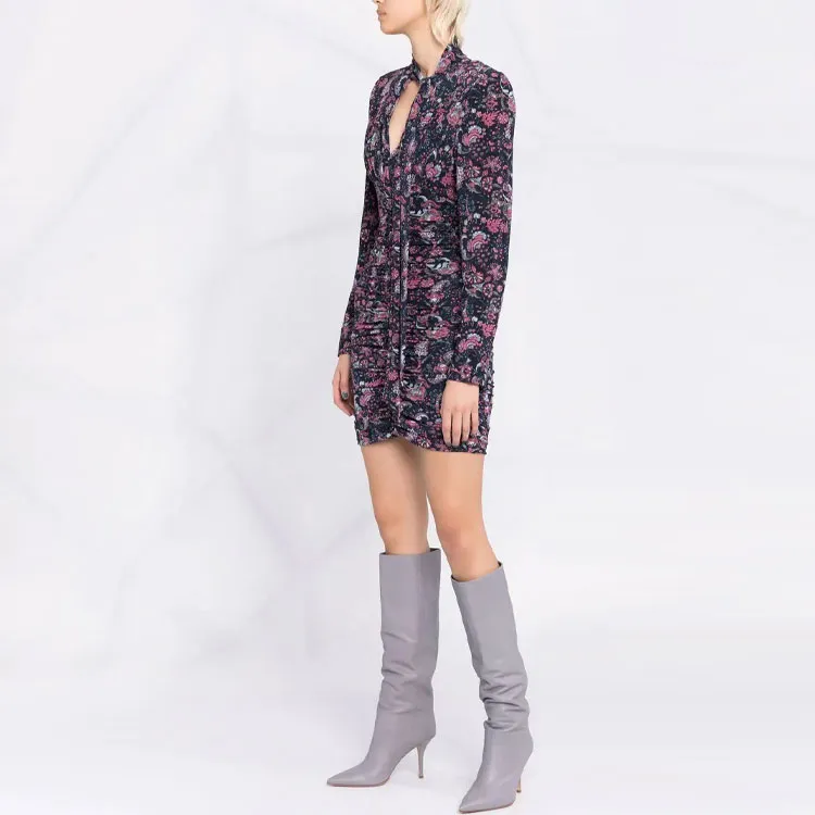 ISABEL MARANT Long-Sleeved Dresses Women's Black-3
