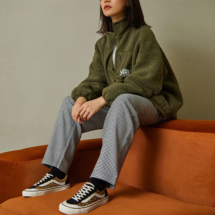 Vans Velvet Jackets Women's Army Green-2