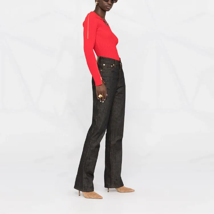 Jacquemus Slim Fit Sweater Women's Red-3
