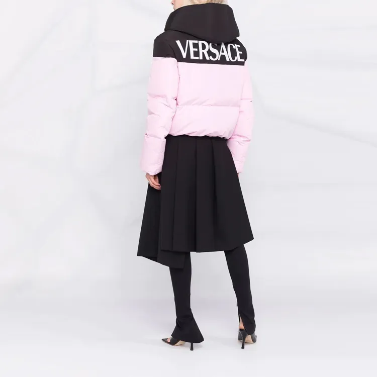 FANSIZHE Down Jacket Women's Pink-2