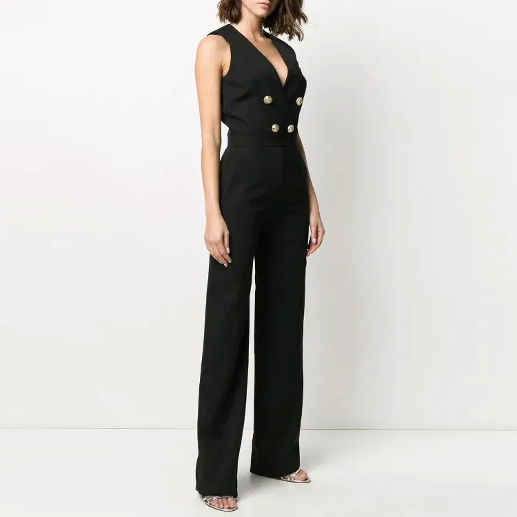 BALMAIN Jumpsuits Women's Black-3