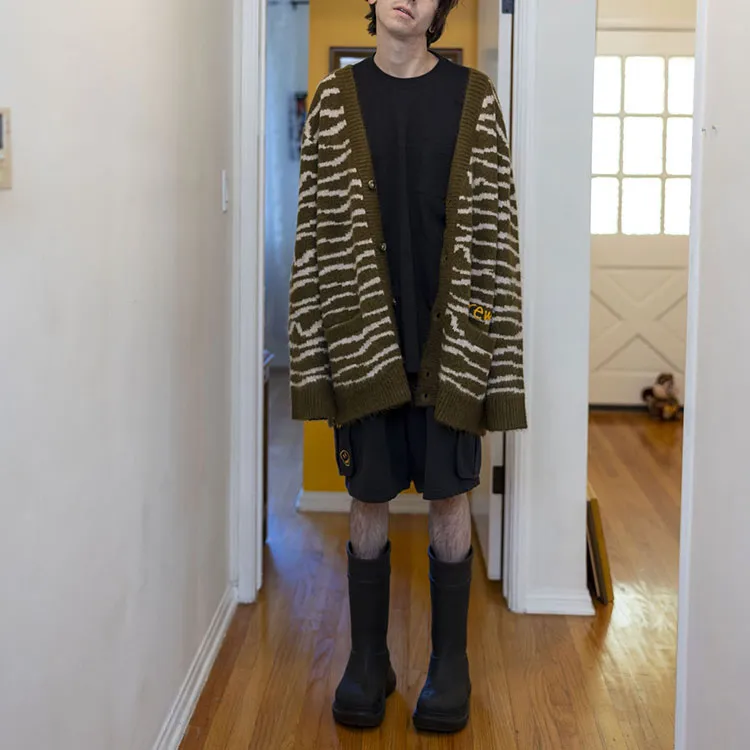Drew House Sketch Mascot Squiggle Cardigan-4