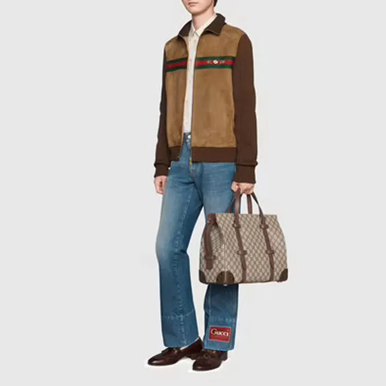 GUCCI Jackets Men Brown-2