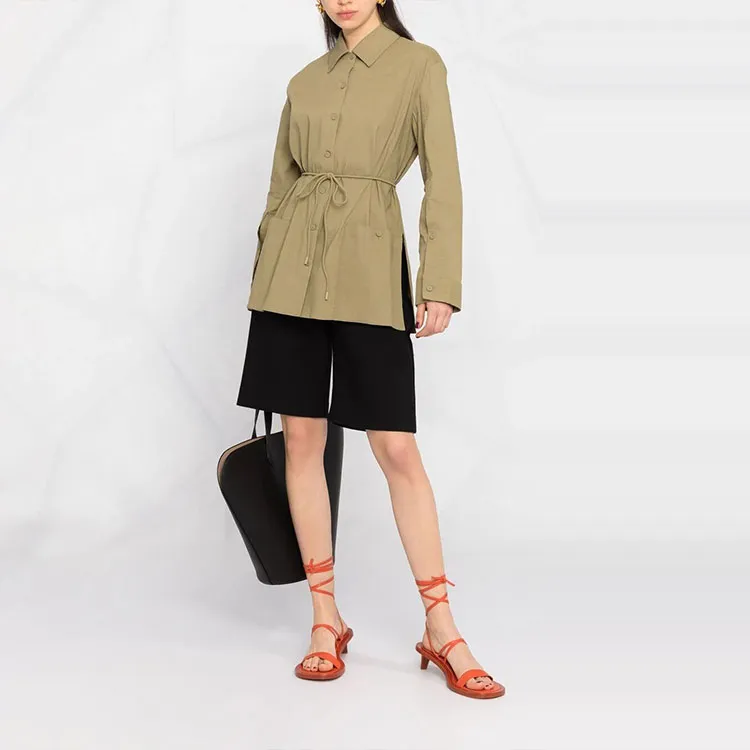 THEORY Shirts Women's Green-4