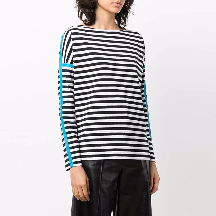 THEORY T-Shirts Women's Black/White-2