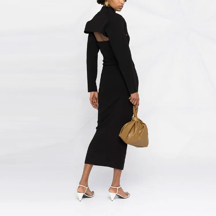 NANUSHKA Noa Knitted Mid-length Dress-1